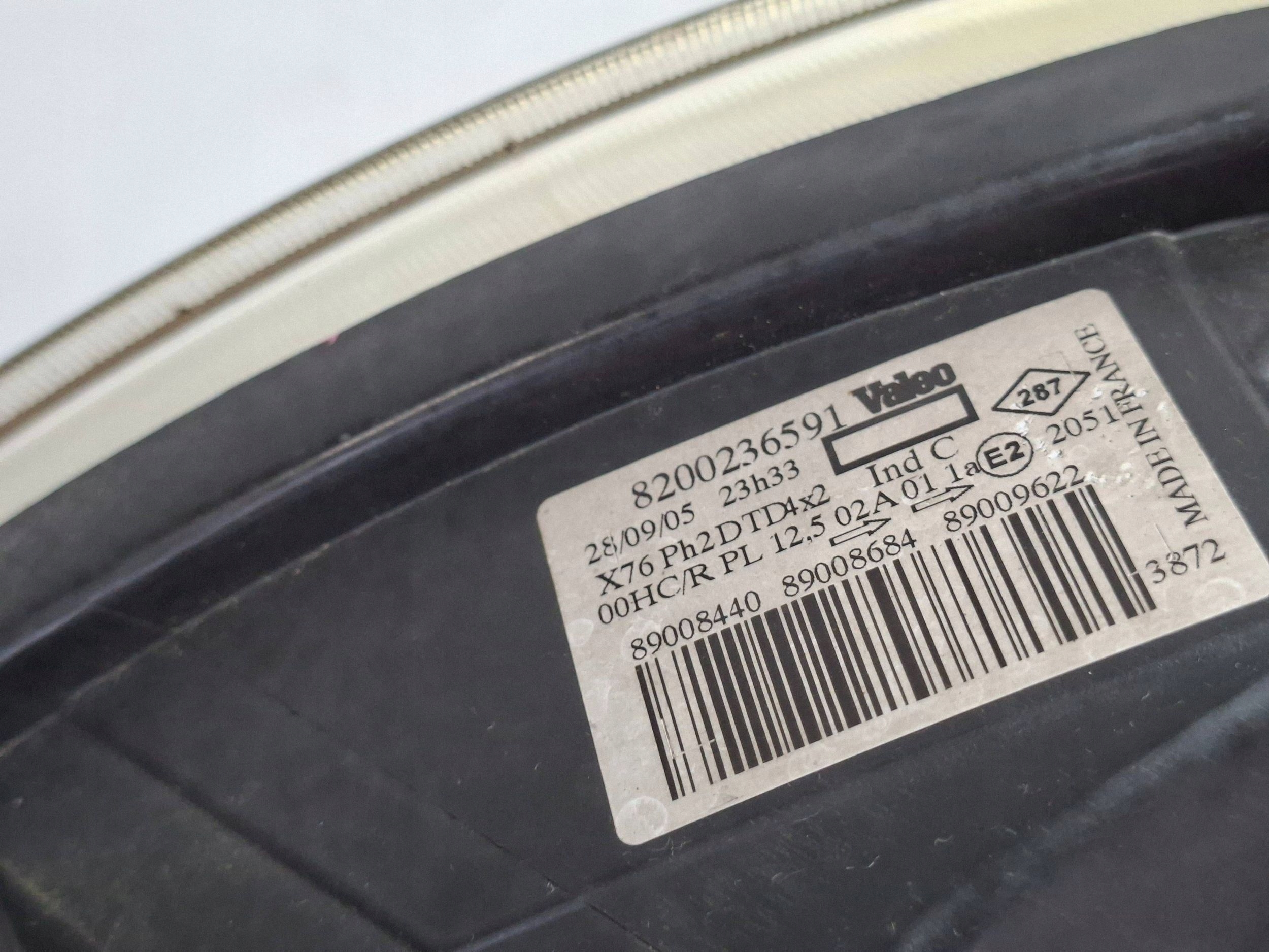 light front right 8200236591 RENAULT KANGOO and LIFT 03-08