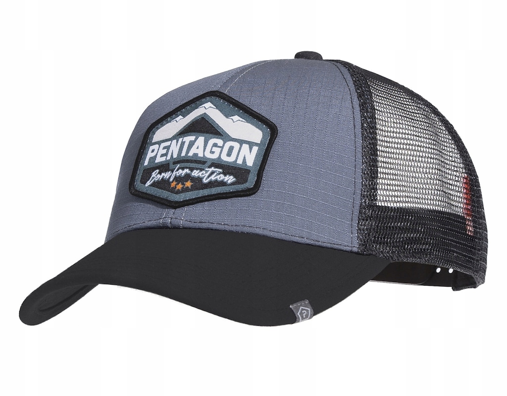 Czapka z daszkiem bejsbolówka Pentagon Era Born for action Wolf grey