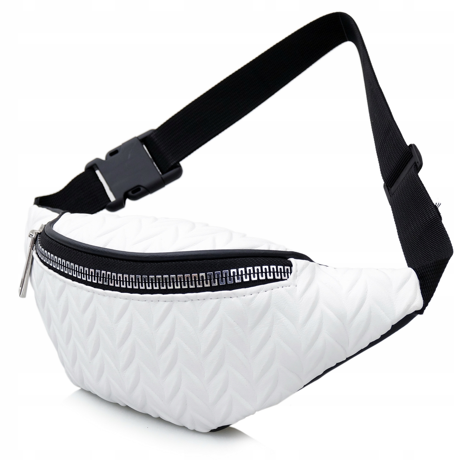 

Versoli nerka saszetka biodrówka pikowana Biała