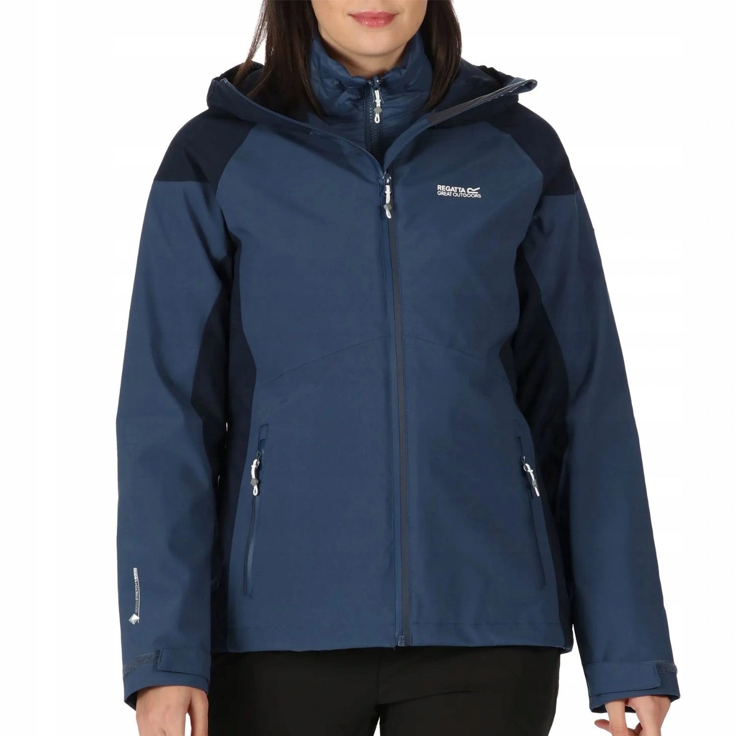 Dámská Zimní bunda Regatta 3v1 s kapucí 15K tmavě modrá vel. Eu 36 S