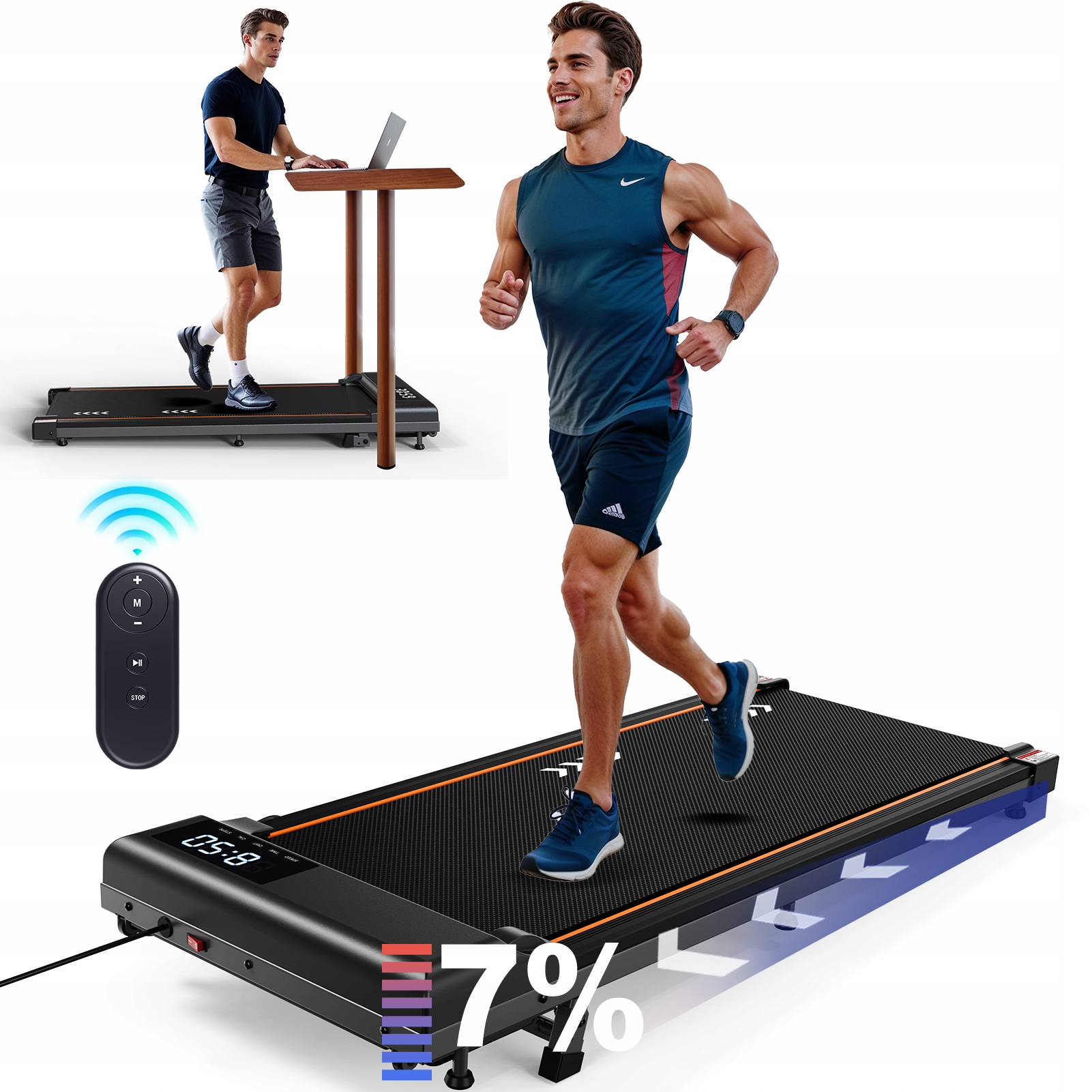 Juicease TW1 Elektrický Chodící Pás s Led Displejem do 6 km/h 100 kg