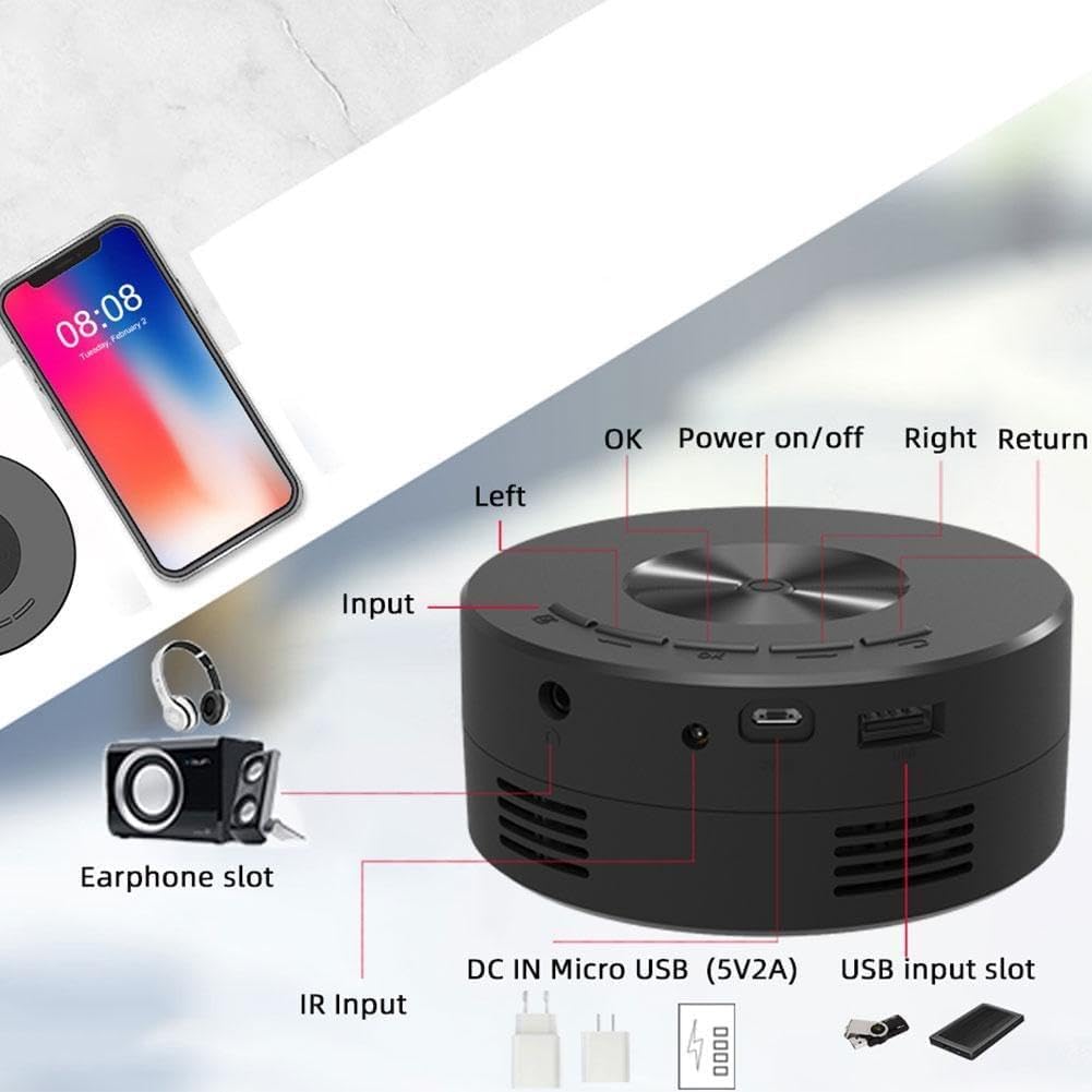PORTABLE PROJECTOR MINI LED FULL HD Model YT-200