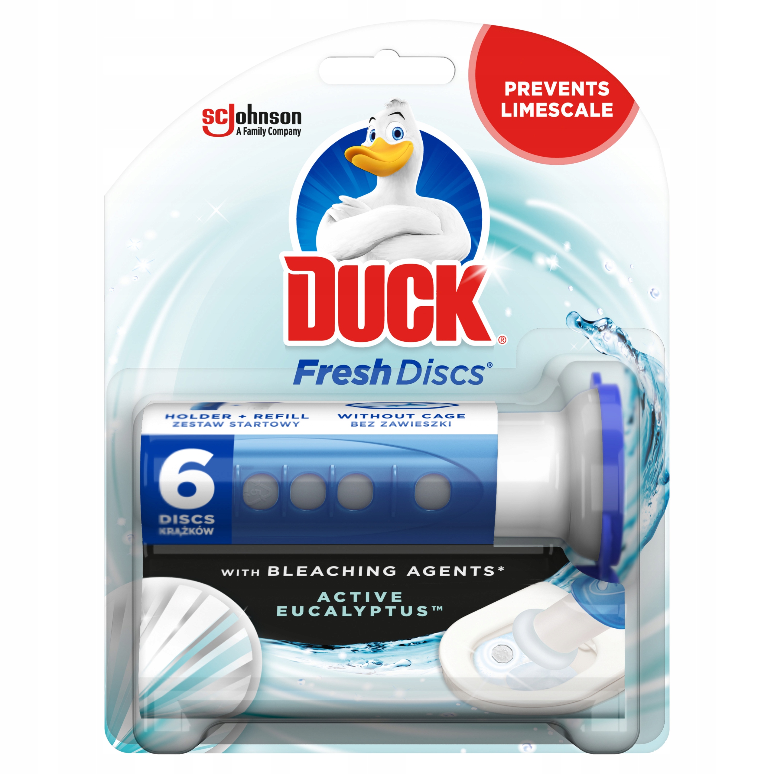 

Duck eukaliptus Hygienic żelowe krążki wc 6krążków