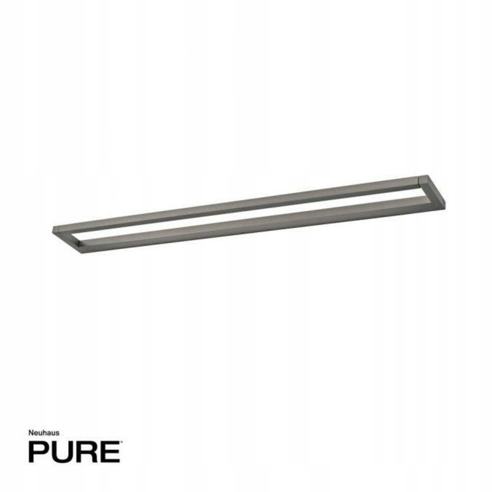Led nástenné svietidlo Paul Neuhaus Pure Puro, šedá, dotykový stmievač, 3000K