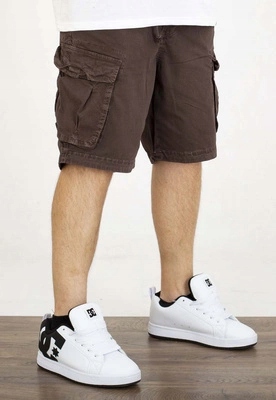 Kraťasy Pit Bull Proctor Drawstring Cargo tmavě hnědé