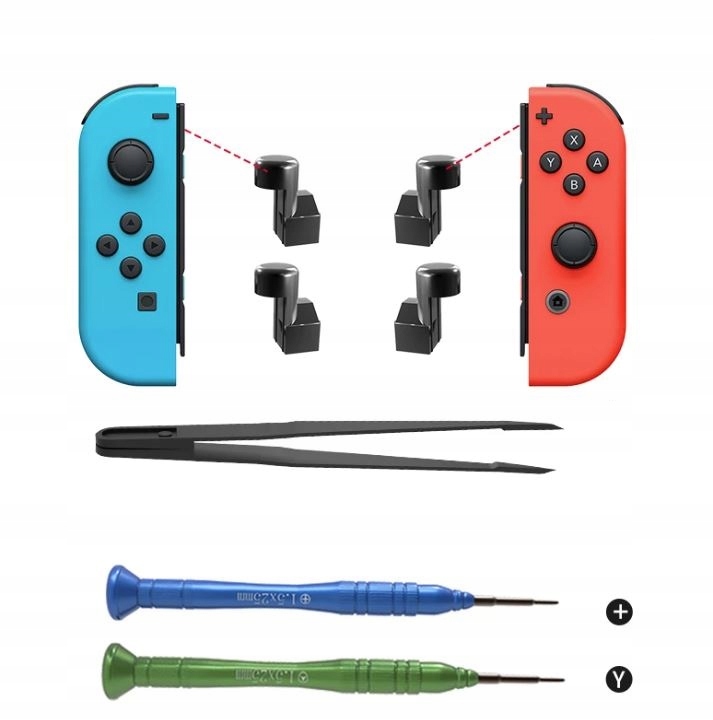 ZESTAW NAPRAWCZY RYGLE ZATRZASKI JOY-CON SWITCH V2