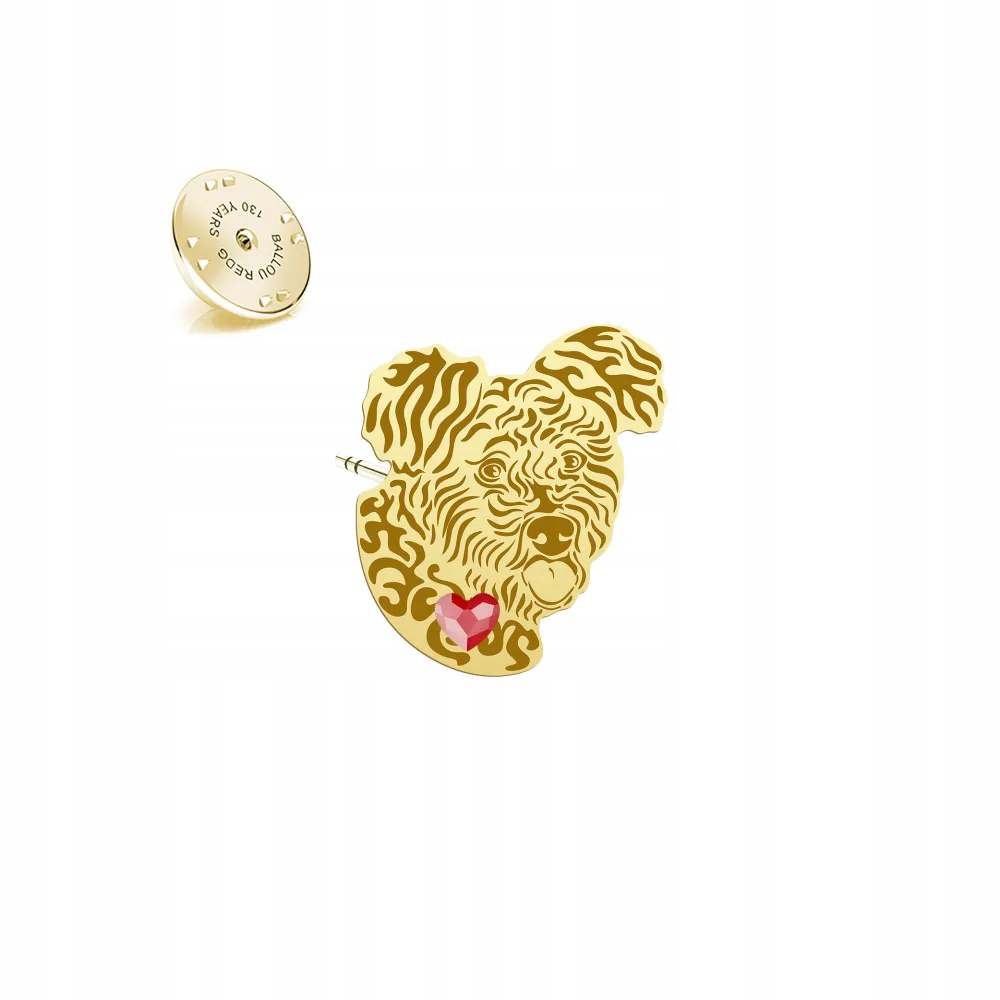 Odznak s pejskem Pumi Stříbro 925 Šperky Dárek Pin Dedikace Bonus