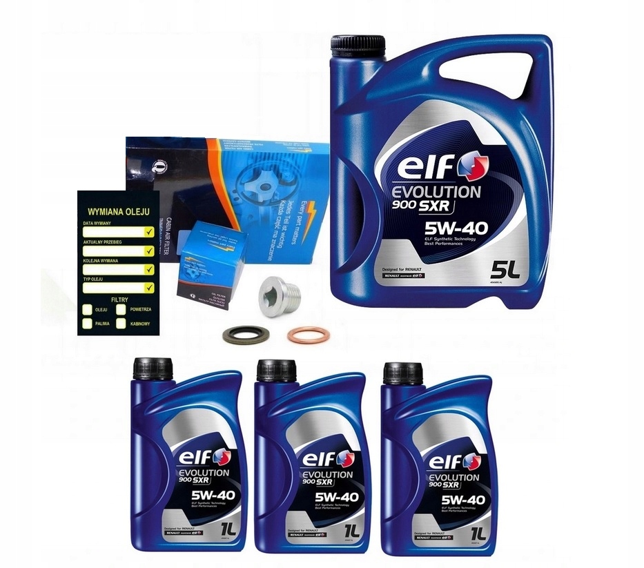 Масляный фильтр ELF 5W40 RENAULT Master II 2 2.5 dCi