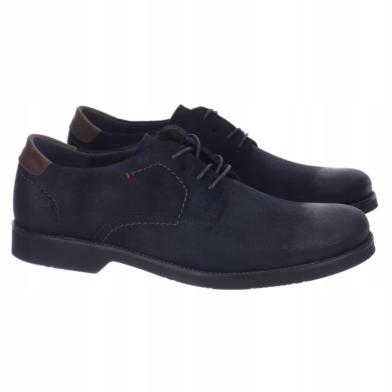 Pánské polobotky Krisbut 5632-1-9 Námořnická Modrá Kůže VEL.43