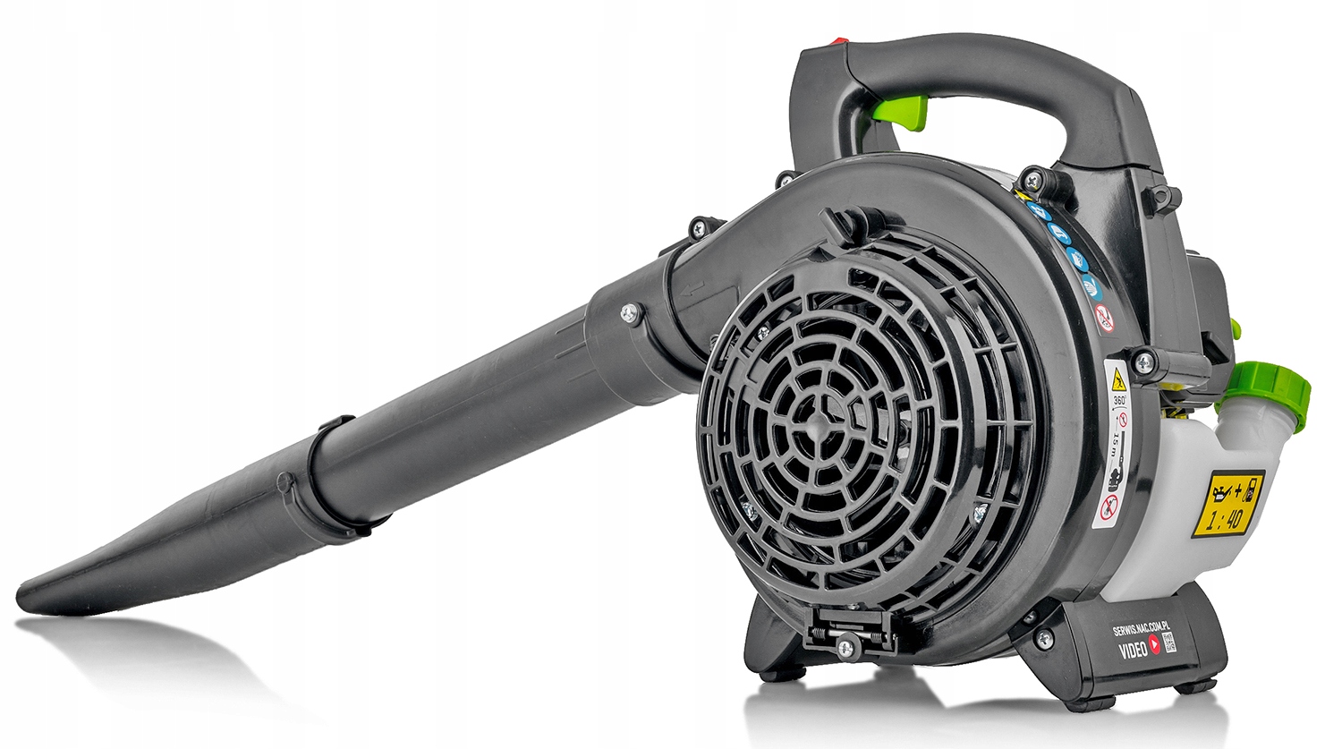 NAC DMUCHAWA SPALINOWA ODKURZACZ do LIŚCI Z ROZDRABNIACZEM 3W1 BVP260-1-Y Waga narzędzia 4.8 kg