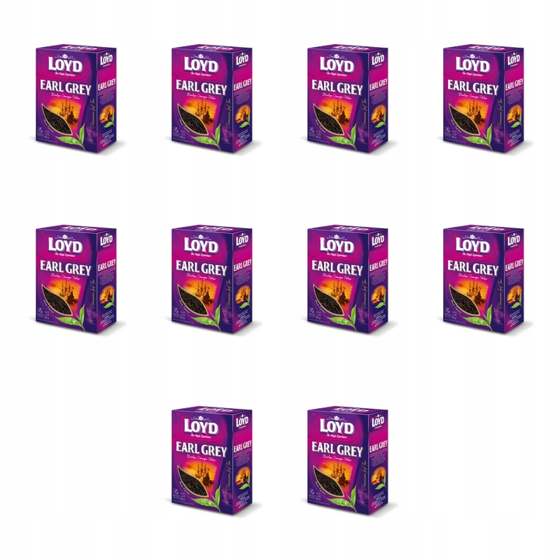Loyd Earl Grey Herbata liściasta 100g X10
