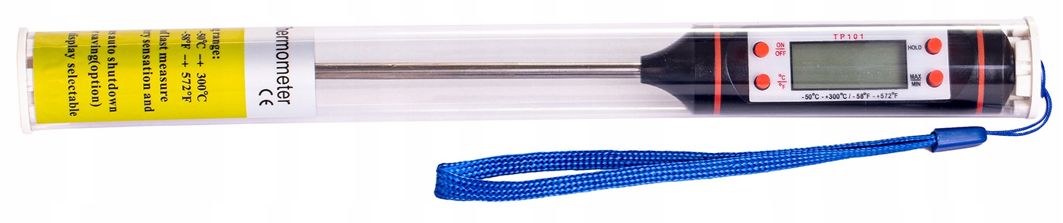 TERMOMETR SZPILKOWY LCD SONDA DO MIĘSA MLEKA WINA Kod producenta termometr