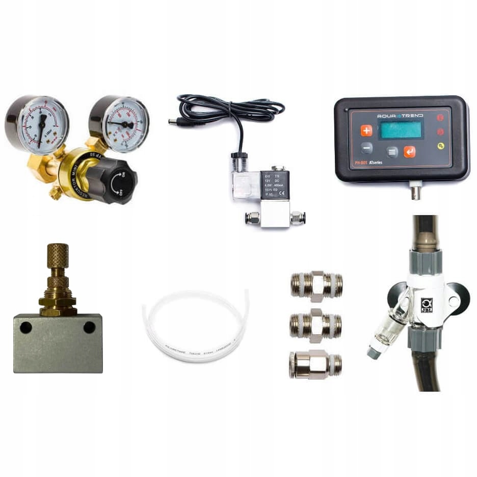 

Zestaw CO2 Reaktor Max 12/16 bez butli komputer pH