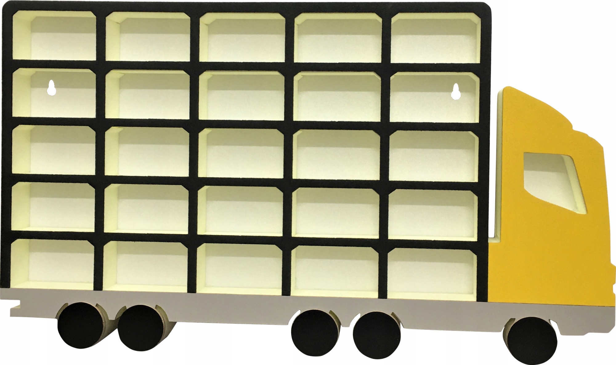 

Półka na resoraki na 25szt. malowana wzmocniona