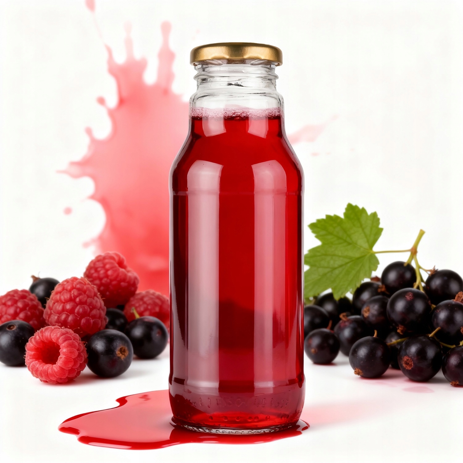 Butelki szklane 330 ml "Kubuś" (50 szt.) z zakrętkami na sok syrop przecier