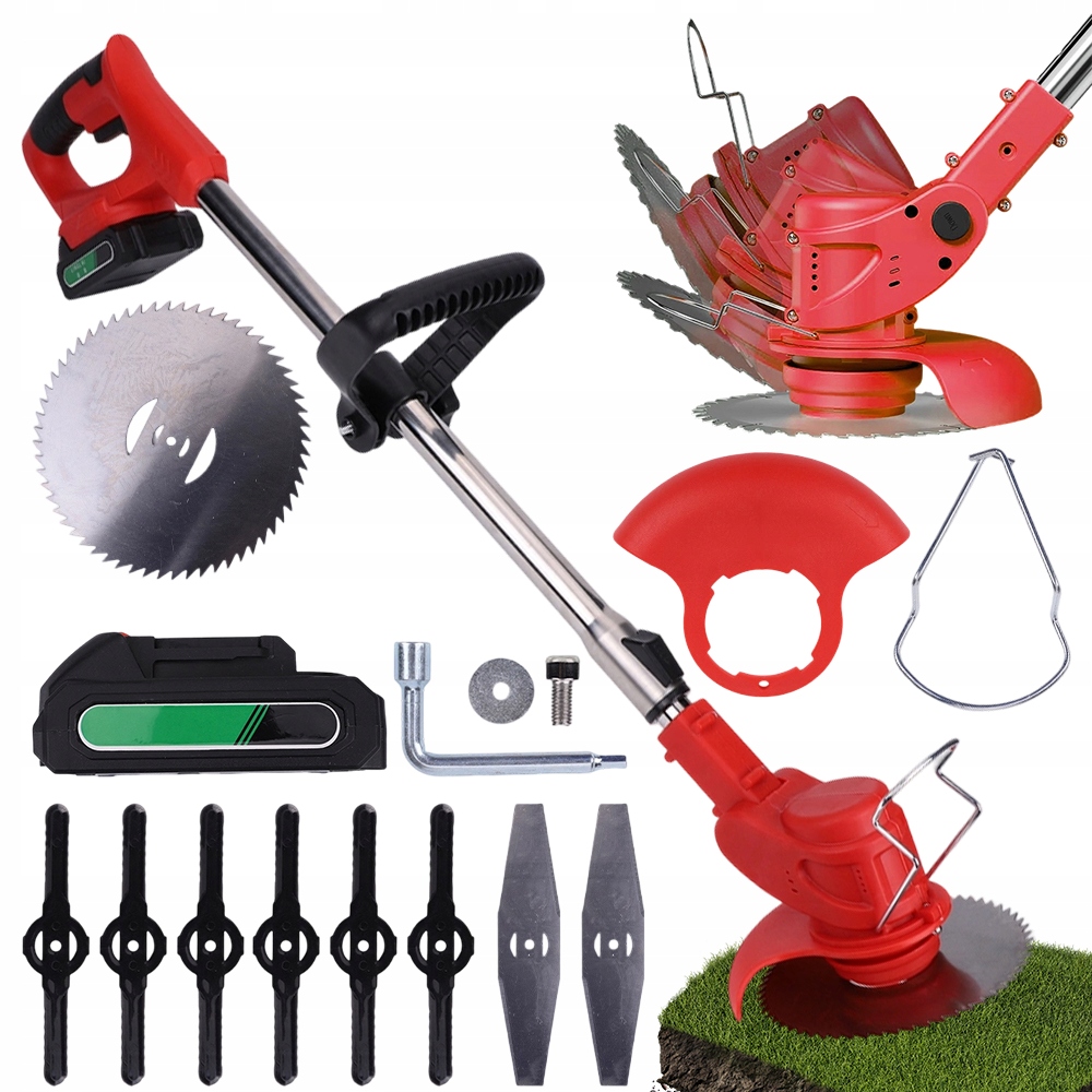 Akumulátorový vyžínač Křovinořez pro řezání révy vinné a starých plevelů 650 W