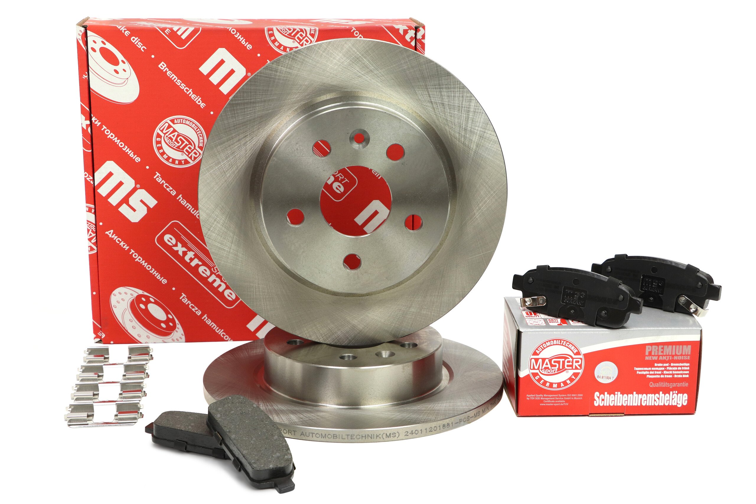 ZESTAW TARCZ I KLOCKÓW HAMULCOWYCH TYŁ - CHEVROLET, OPEL