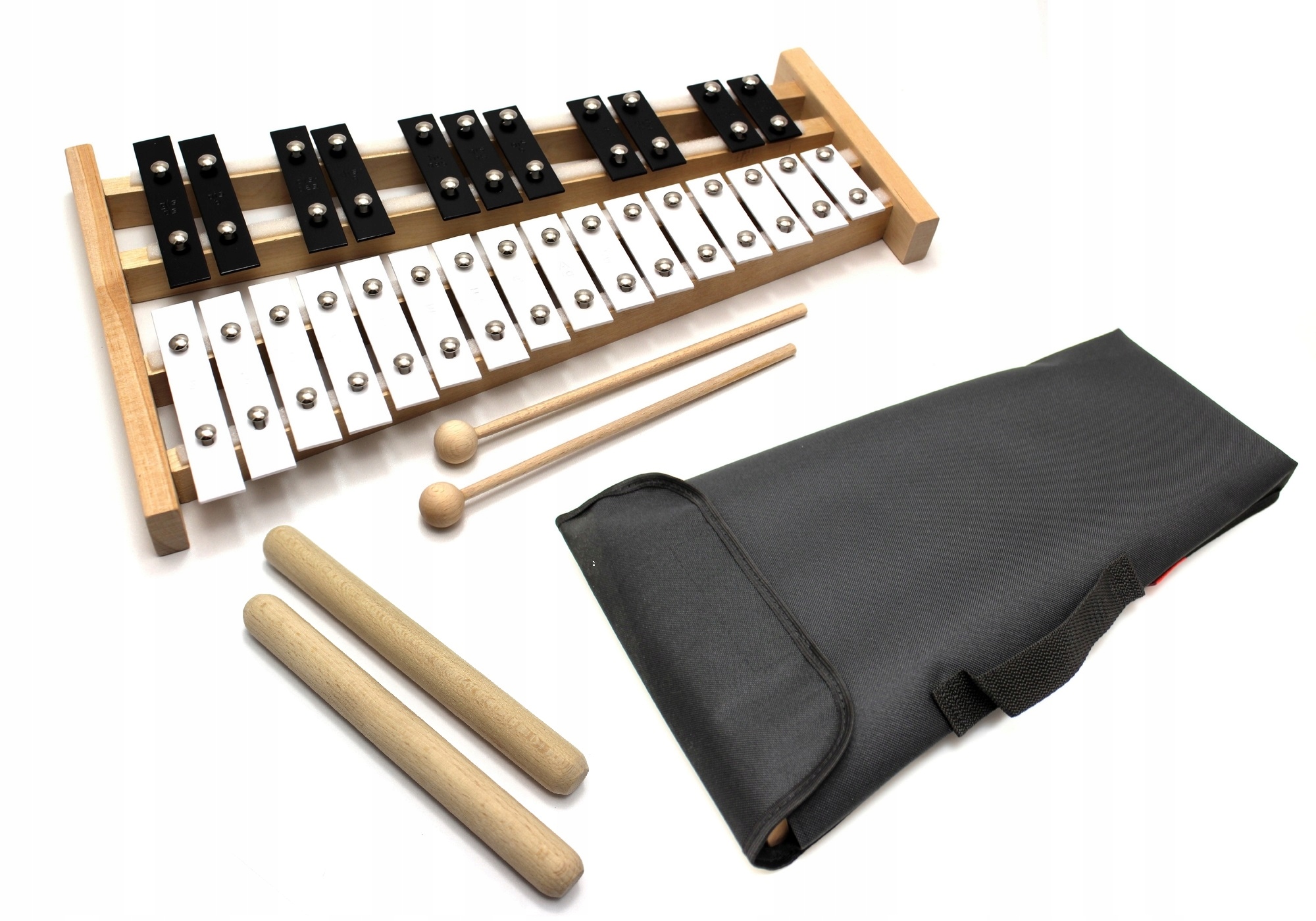 DZWONKI Chromatyczne Cymbałki + POKROWIEC + CLAVES