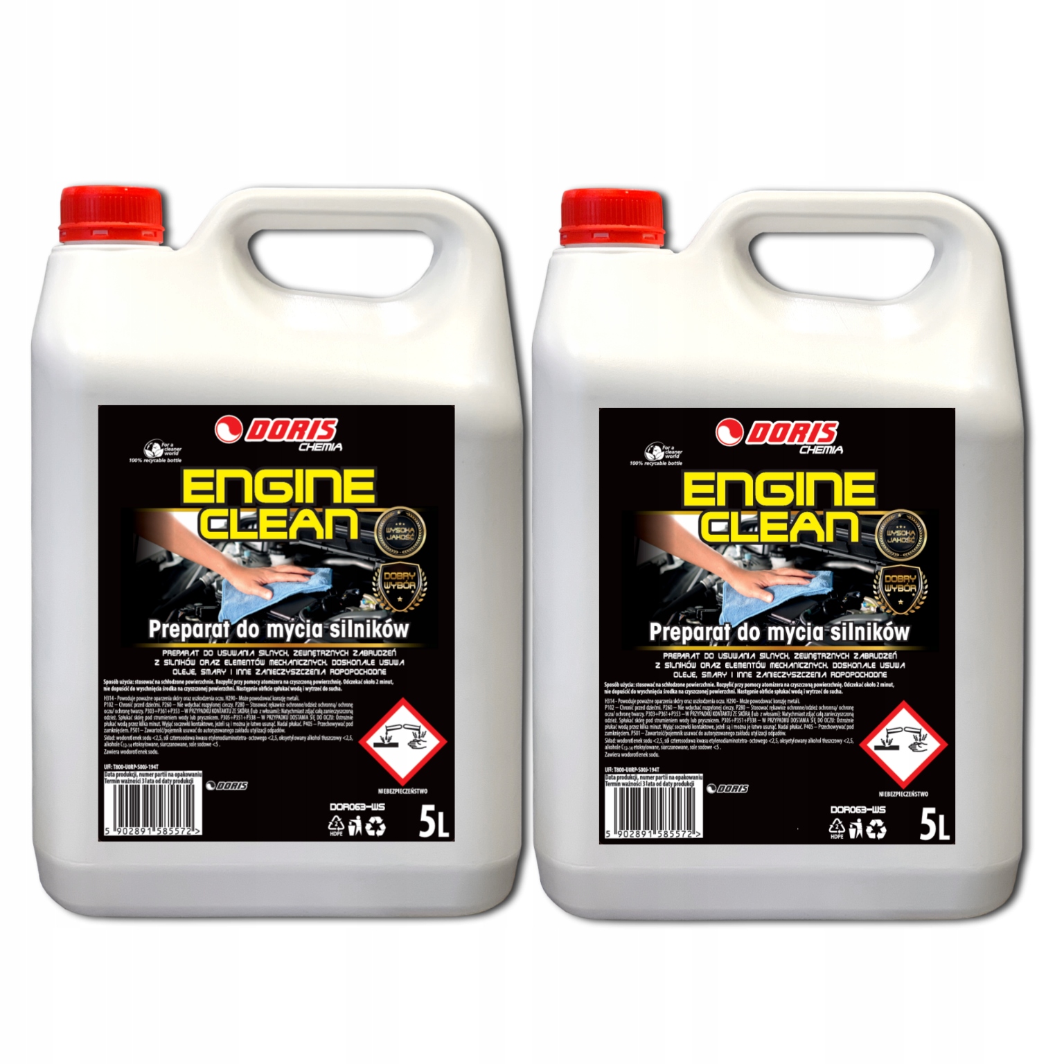 Doris Engine clean Čistič motorů 10L Sada 2ks x 5L