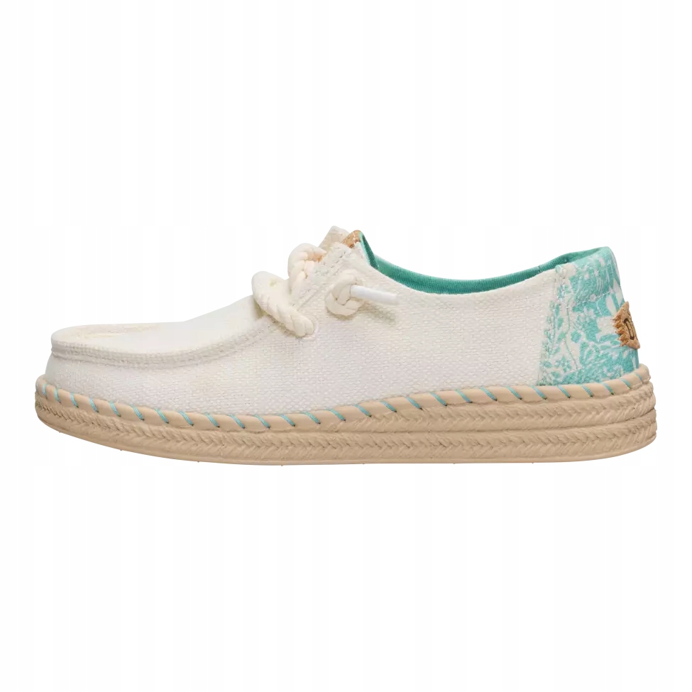 HeyDude Dámské mokasíny Polobotky nazouvací Wendy Espadrille Hibiscus 41