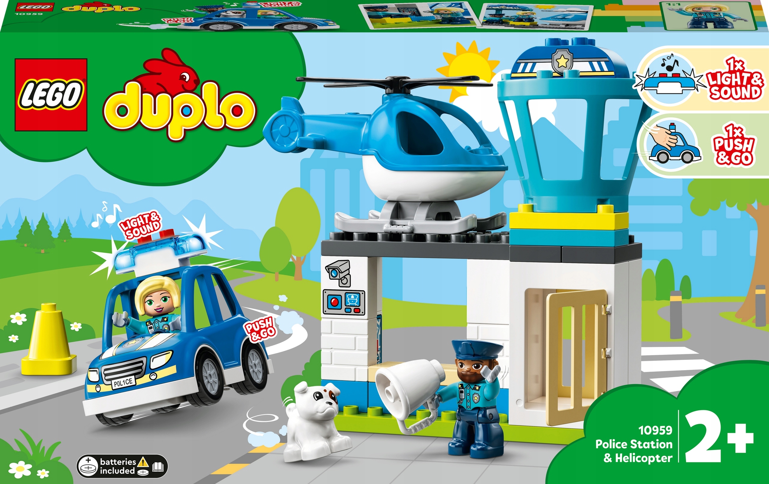 LEGO DUPLO Posterunek policji i helikopter 10959