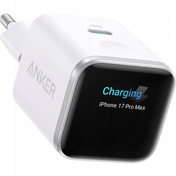 Org Ładowarka sieciowa Anker Nano Display Usb-c 45W z wyświetlaczem Biała