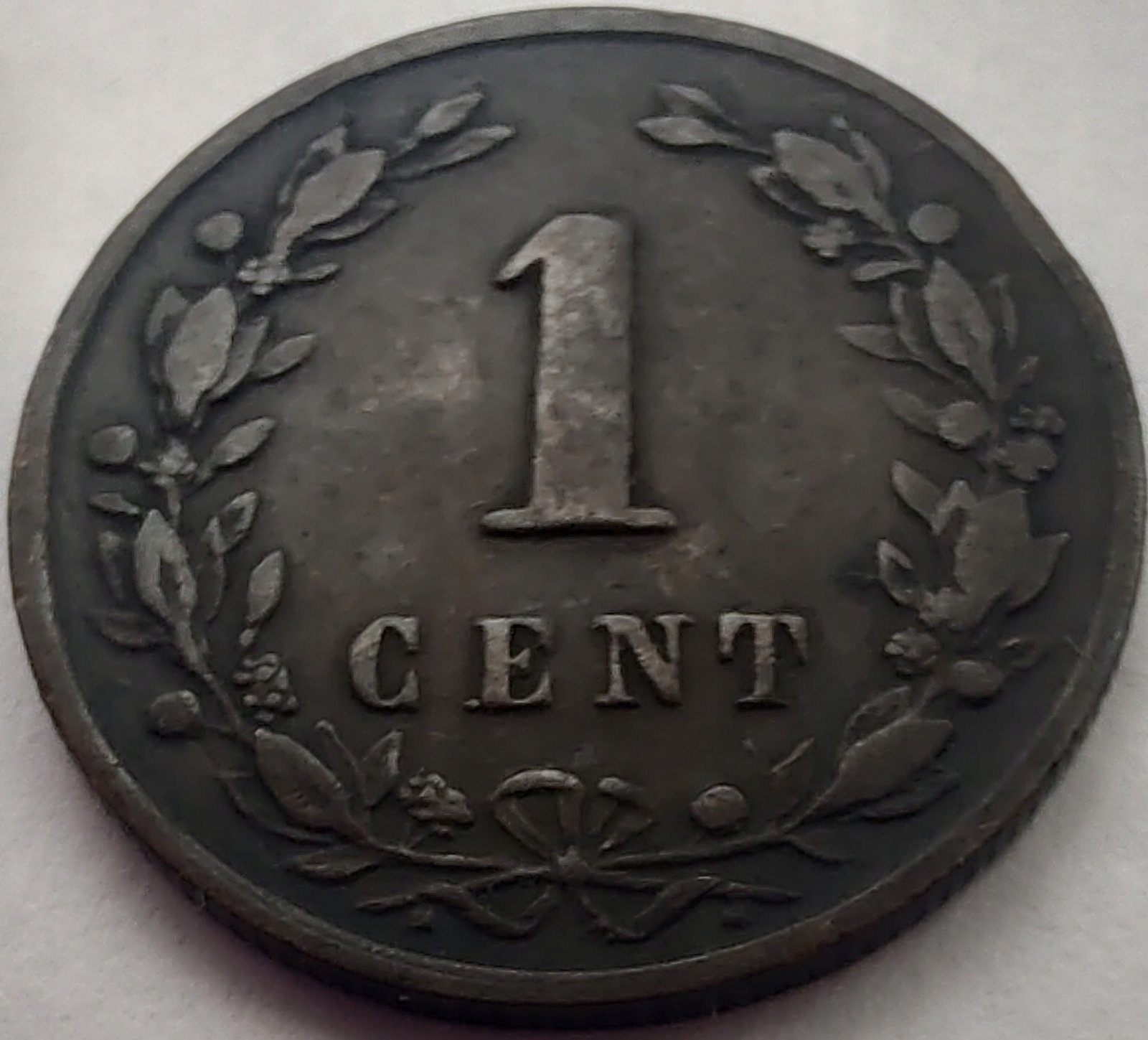 2535 - Holandia 1 cent, 1877