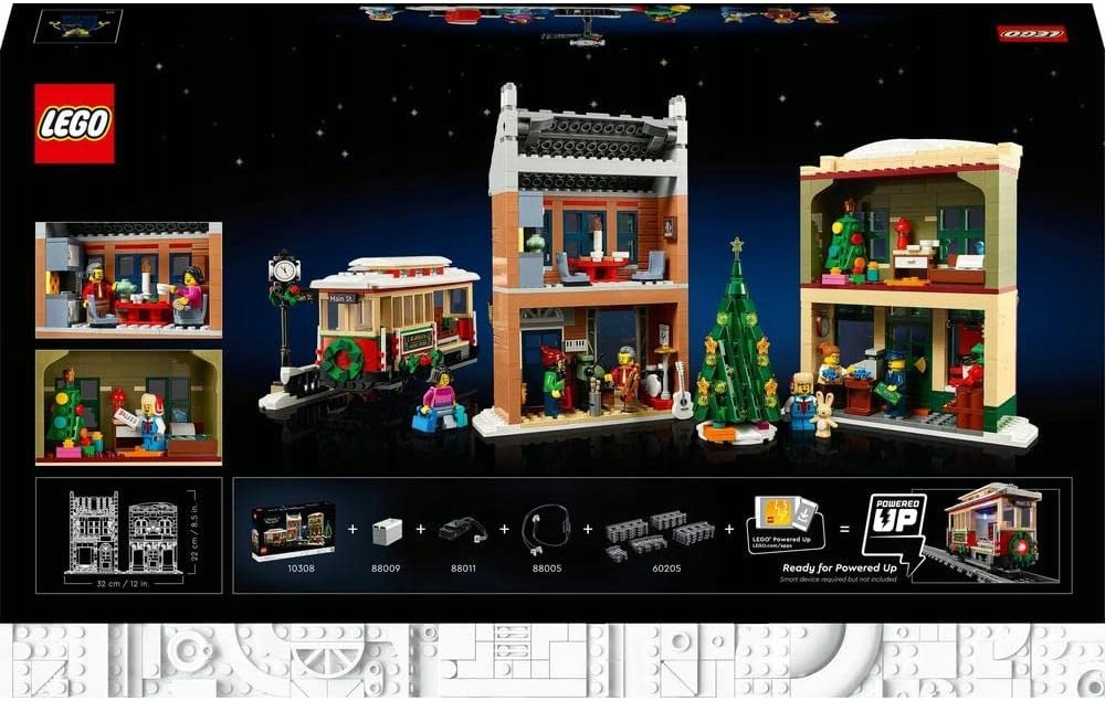 LEGO Icons Świąteczna Główna Ulica 10308 Holiday Main Street Zimowy Zestaw Płeć chłopcy dziewczynki