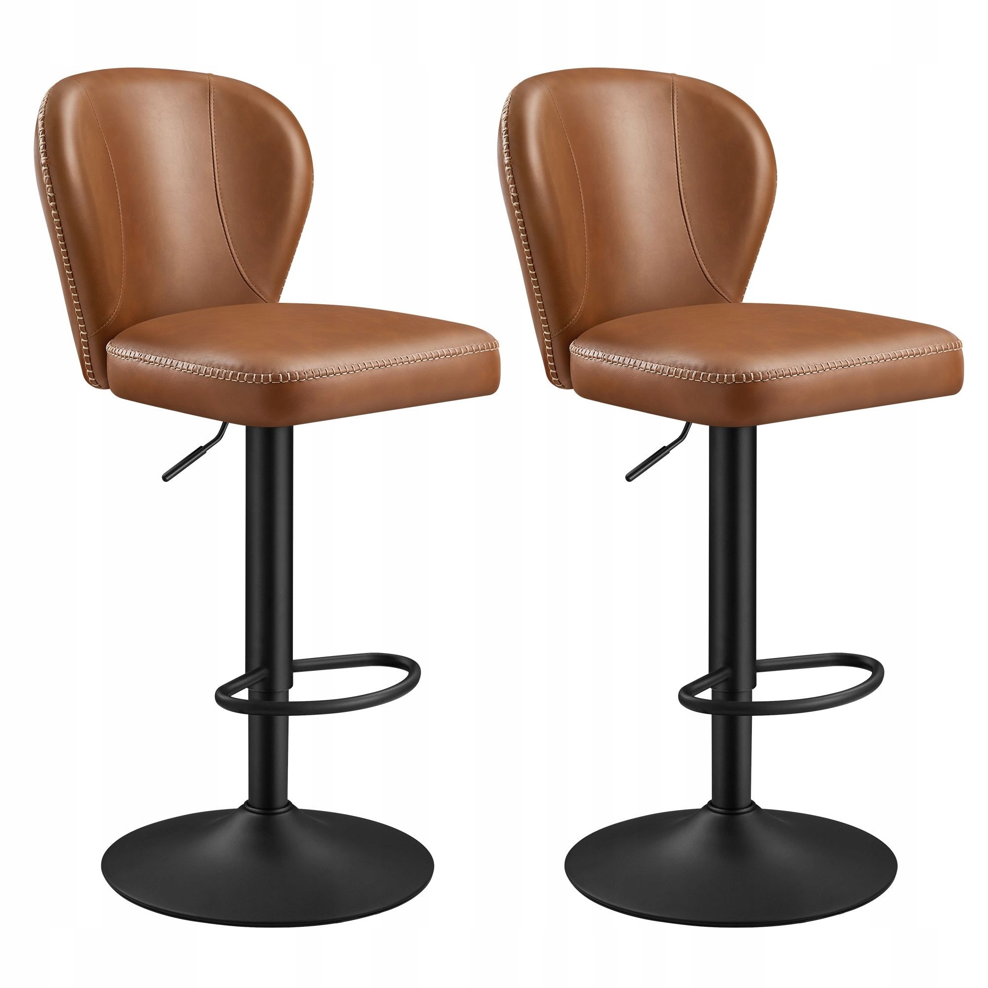 Hoker Songmics 115 cm odtiene hnedej, umelá koža, moderný, do kuchyne