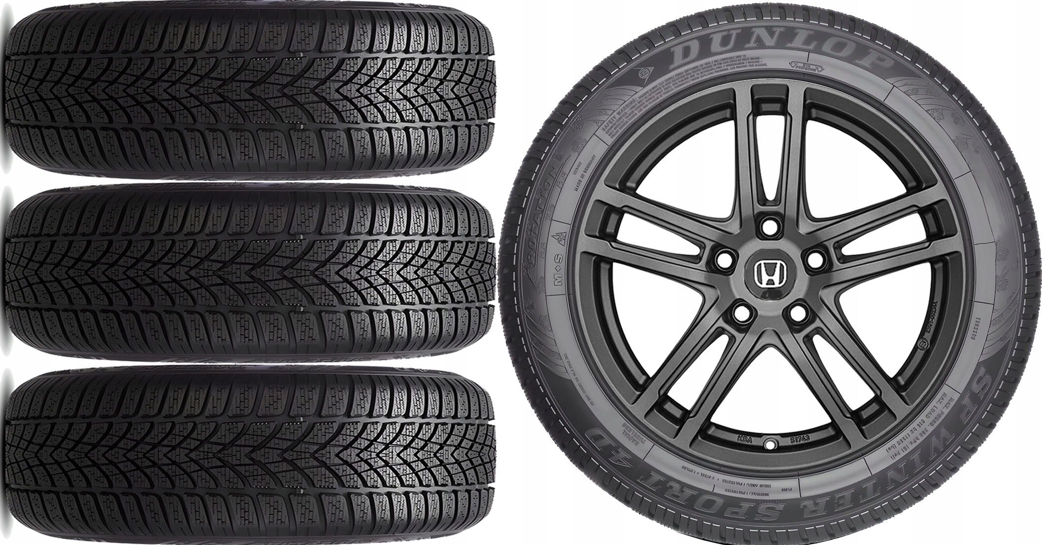 КОЛЕСА ЗИМА HONDA CIVIC VIII 8 Dunlop 2255r17