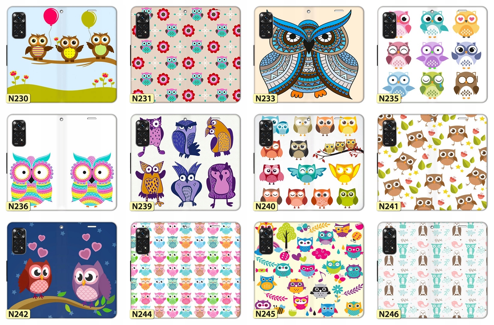 Etui Portfel FOTO Case OBUDOWA SZKŁO 9H do Xiaomi Redmi Note 11 /Note 11S Typ etui z klapką