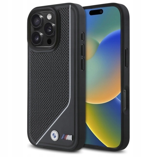 Bmw BMHMP16L23PUCPK iPhone 16 Pro6.3 černý/černý hardcase M Perforated Twi