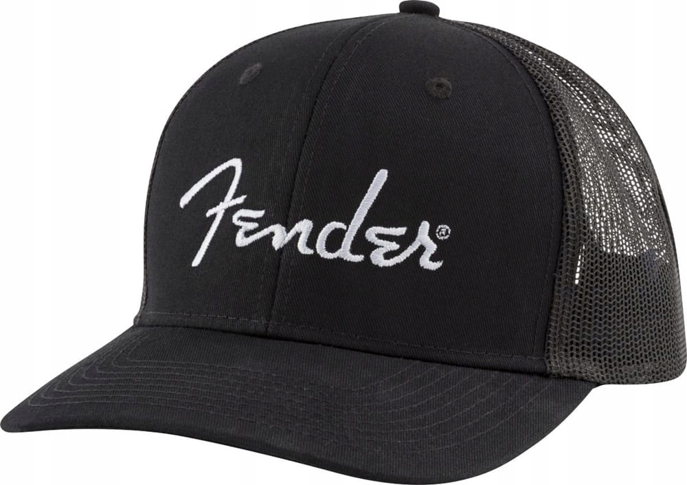 čepice Fender 9122421100 se stříbrným logem a kšiltovkou