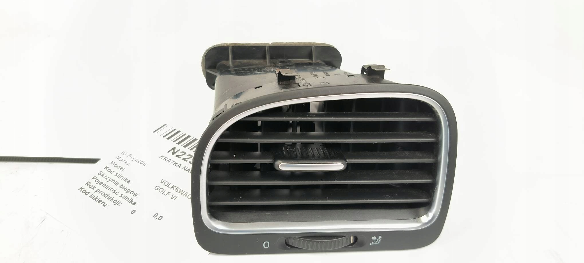 grid air conditioning devices 5K0819710C VOLKSWAGEN GOLF VI