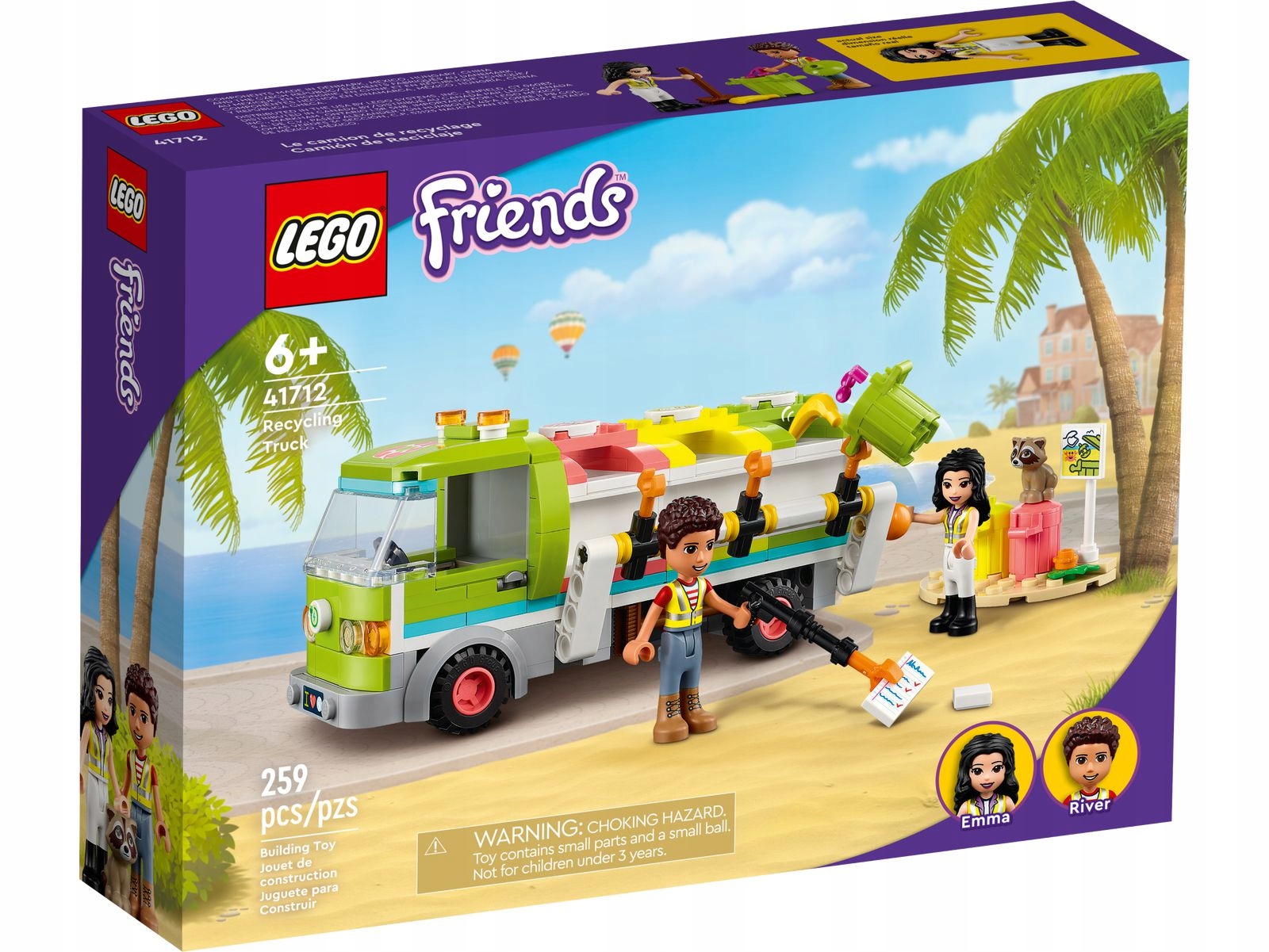 LEGO FRIENDS 41712 CIĘŻARÓWKA RECKLINGOWA
