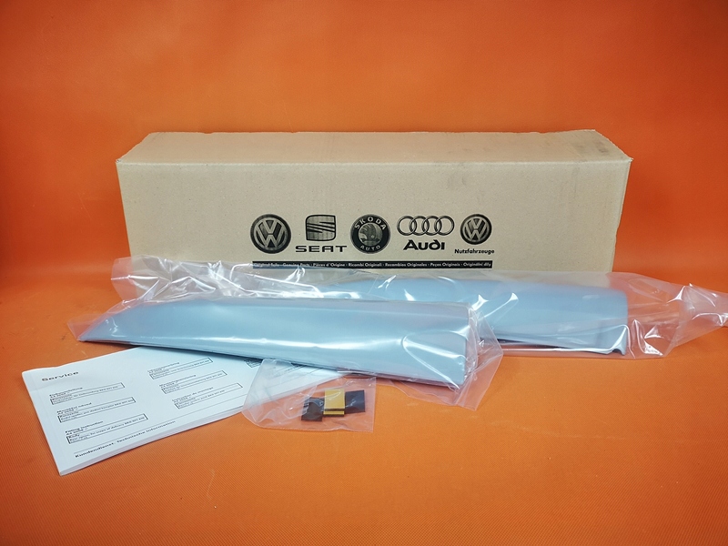 Audi A4 B8 Dokładki Boczne Zderzaka TYŁ NOWE ORYGI Strona zabudowy tył