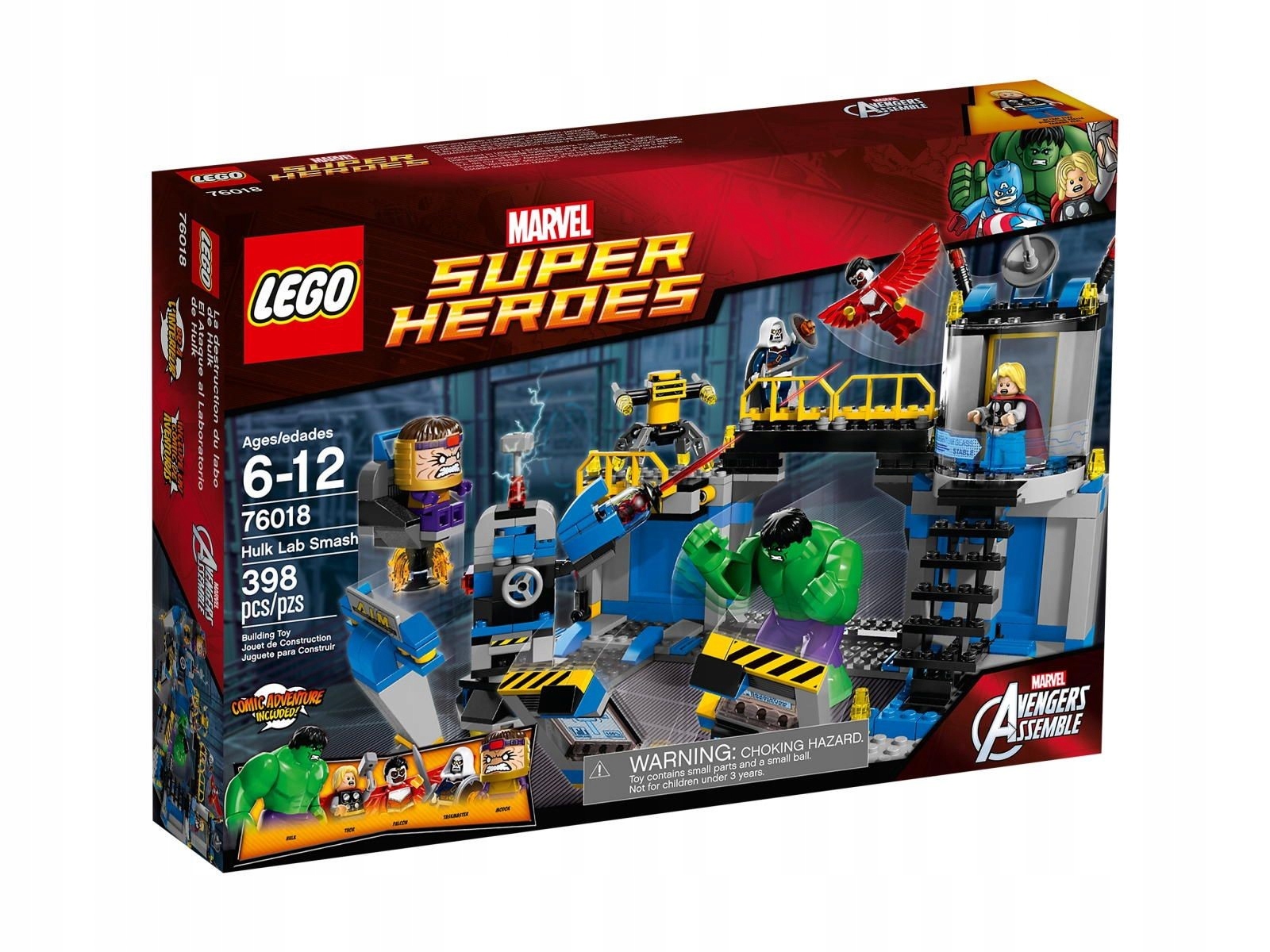 Lego Marvel Heroes 76018 Zničení Hulkovy laboratoře