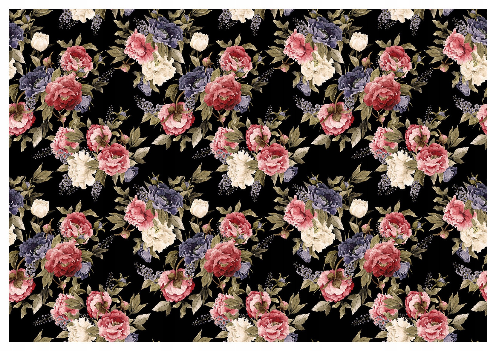 Vliesová fototapeta Čierne ruže Elegancia kvetov na stenu 400x280 lepidlo