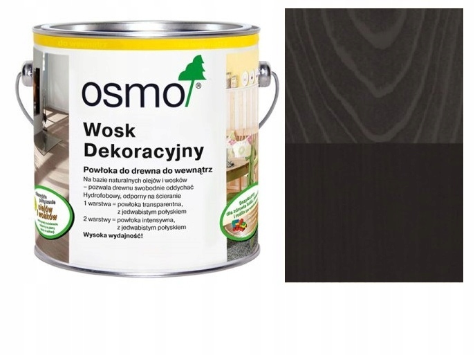 

Osmo Wosk Dekoracyjny 0,125L Czarny 3169