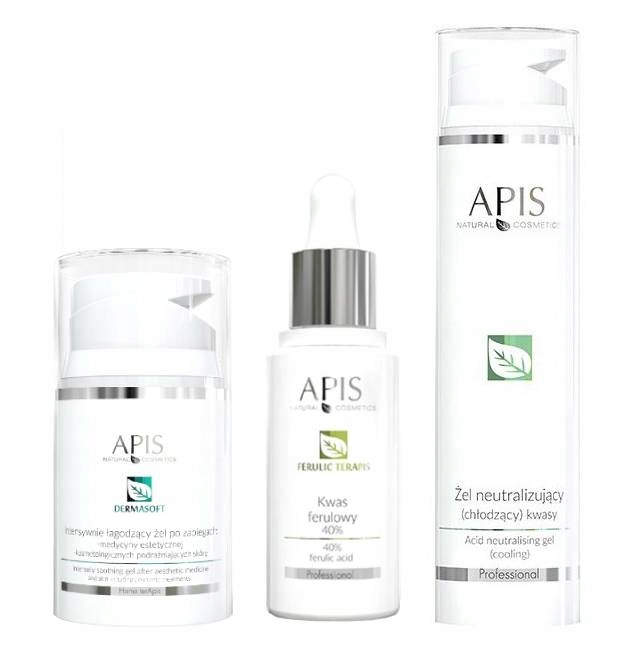 

Apis kwas ferulowy 40% neutralizator żel Zestaw