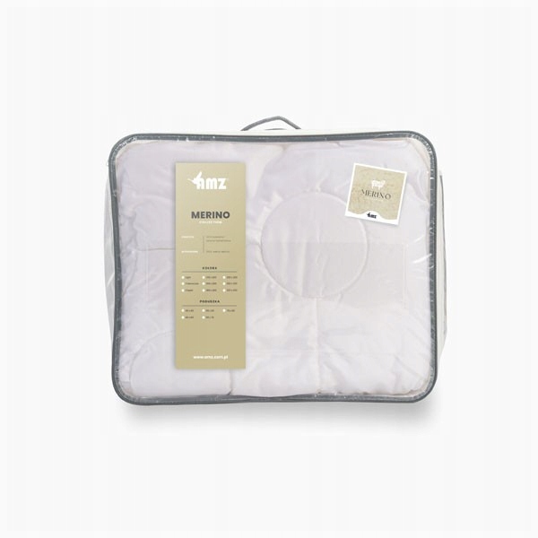 Celoročná vlnená prikrývka 135x200 Merino biela