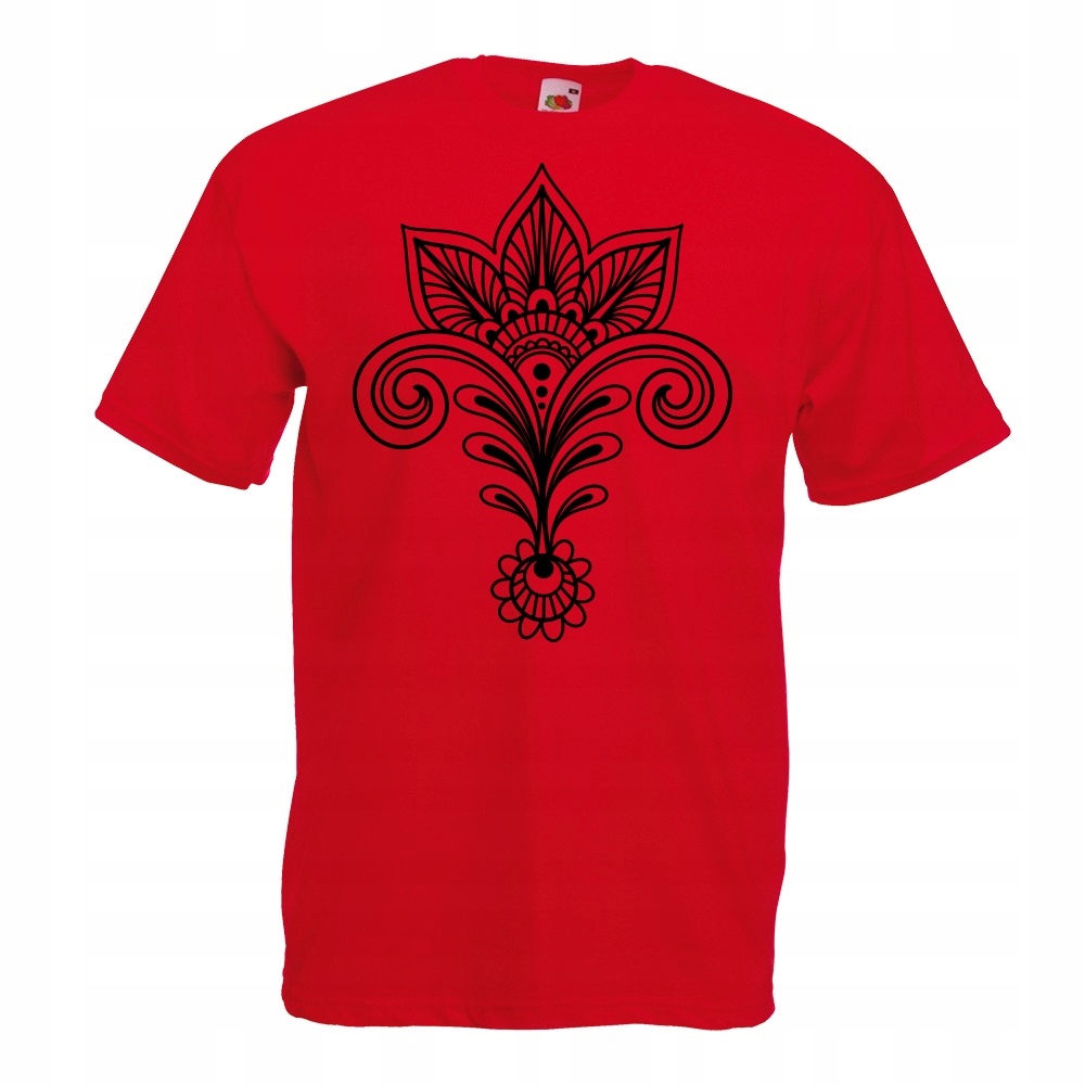 

Koszulka mandala symbol S czerwona