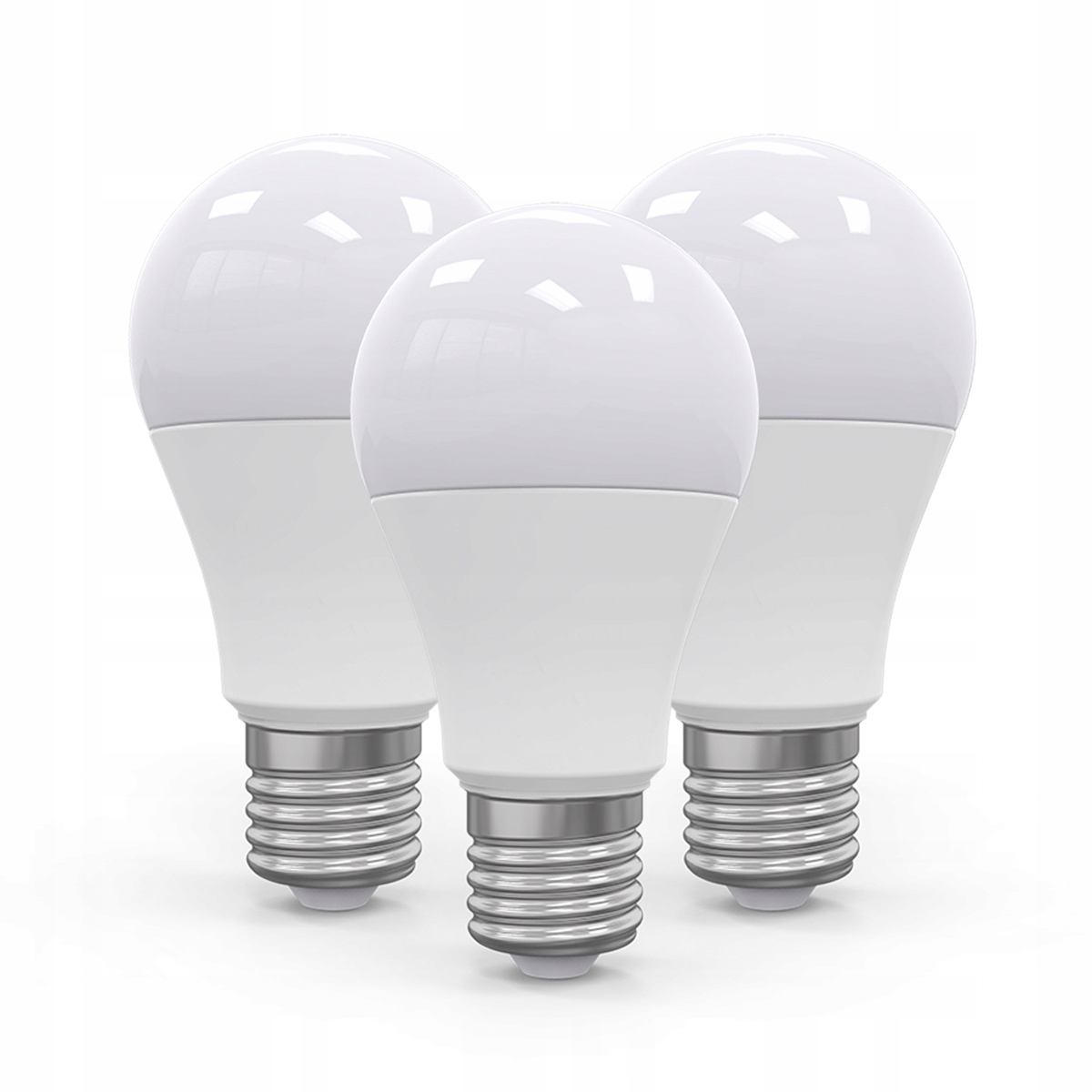 

Zestaw 3 x żarówka Led E27 10W=60W 2800K 800lm