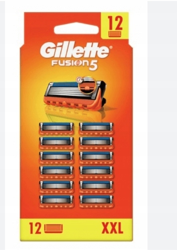 Gillette Fusion 5 Náplní 12 Ks XXL