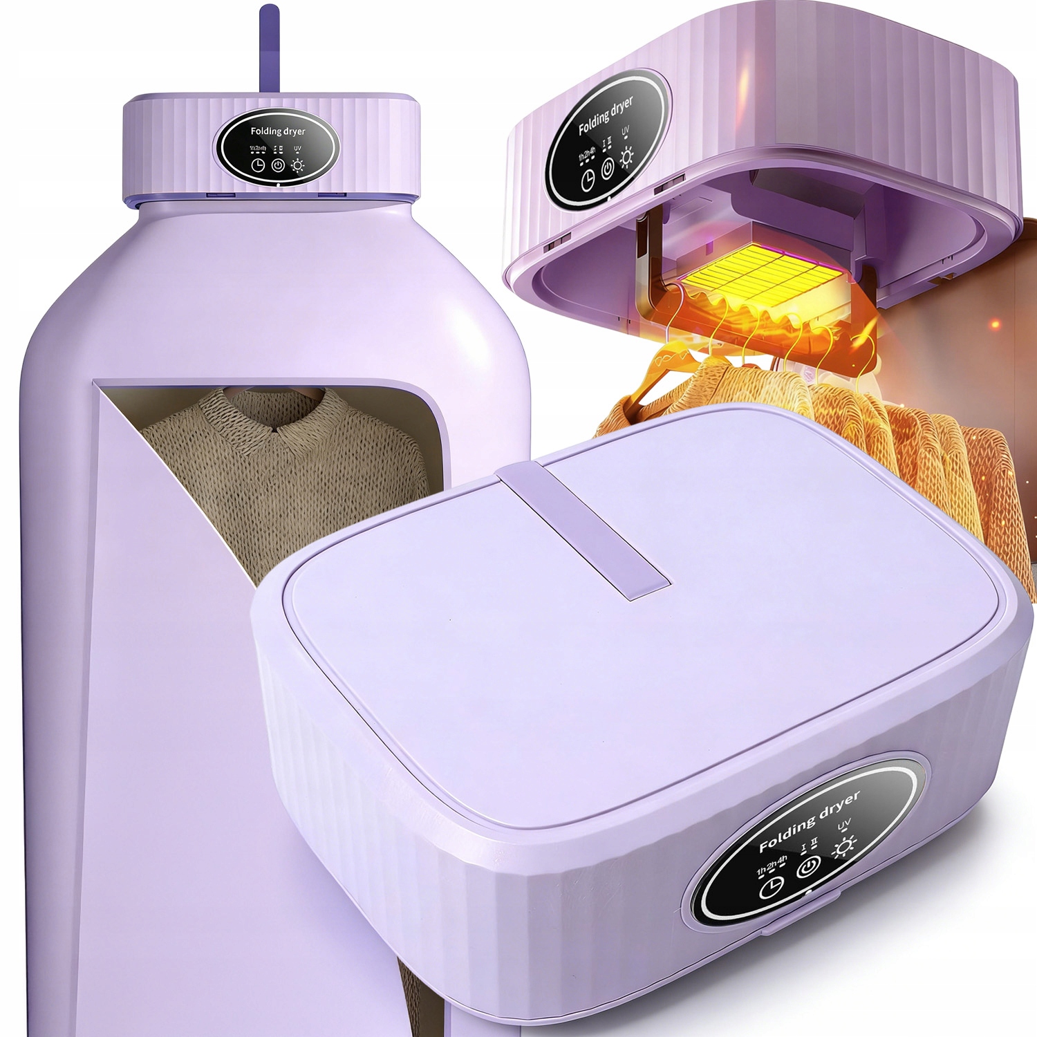 Levně Multifunkční Elektrická Sušák Na Oblečení Ultrafialové Světlo 600 W