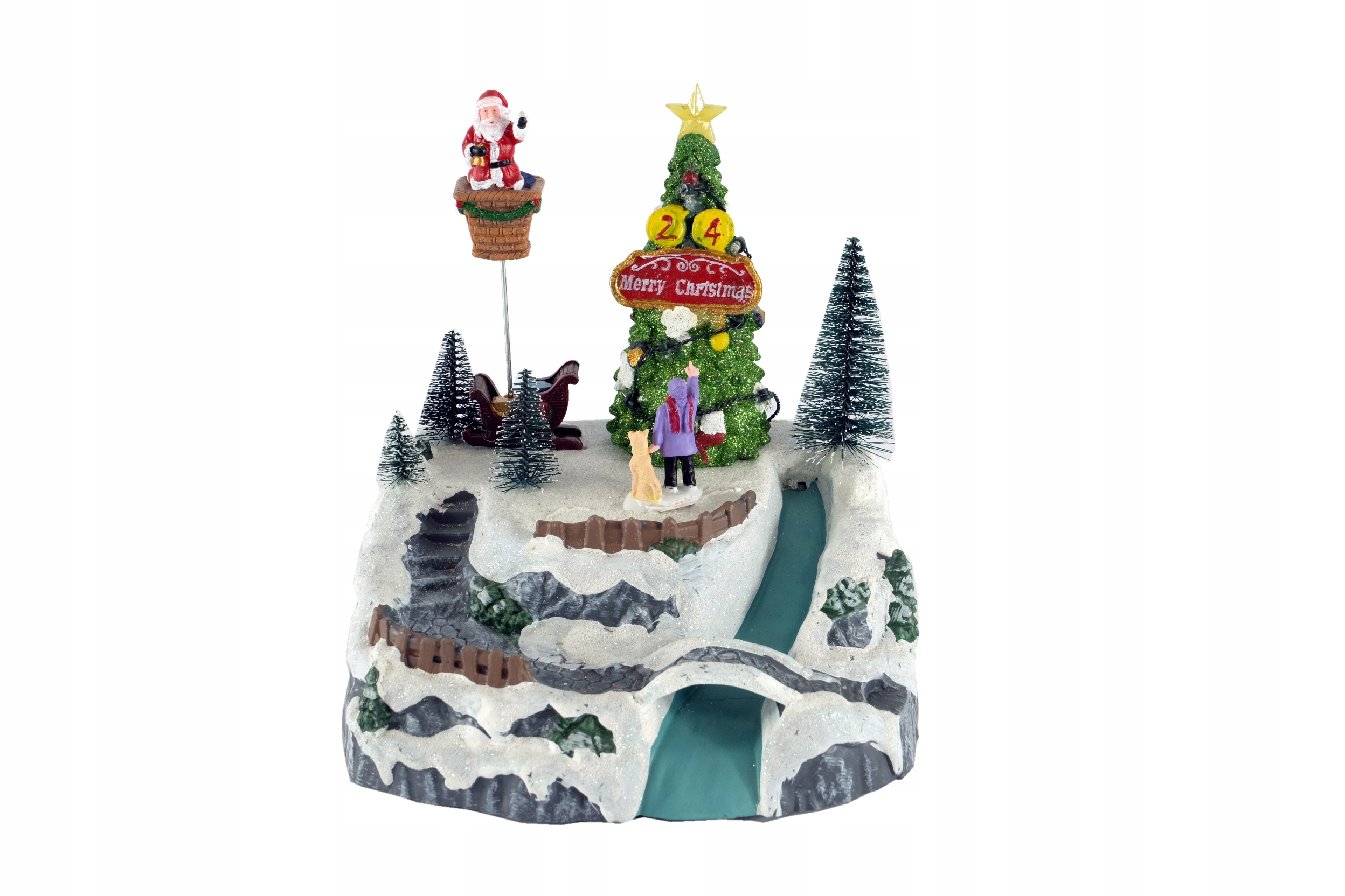 

Świąteczna Pozytywka Miasteczko Wioska Scenka Led