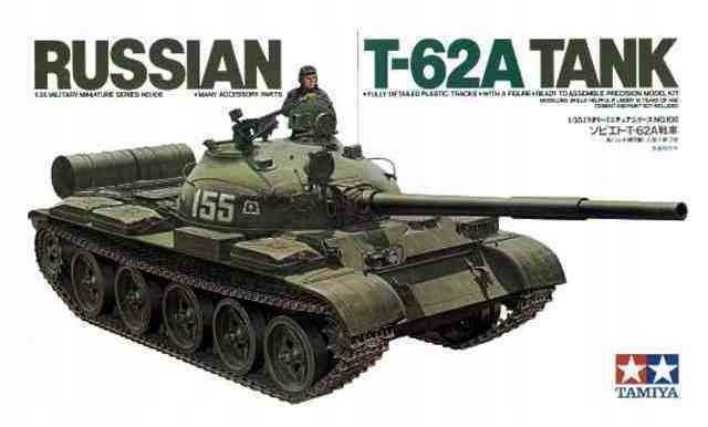 Russian T-62A Tank, Tamiya 35108