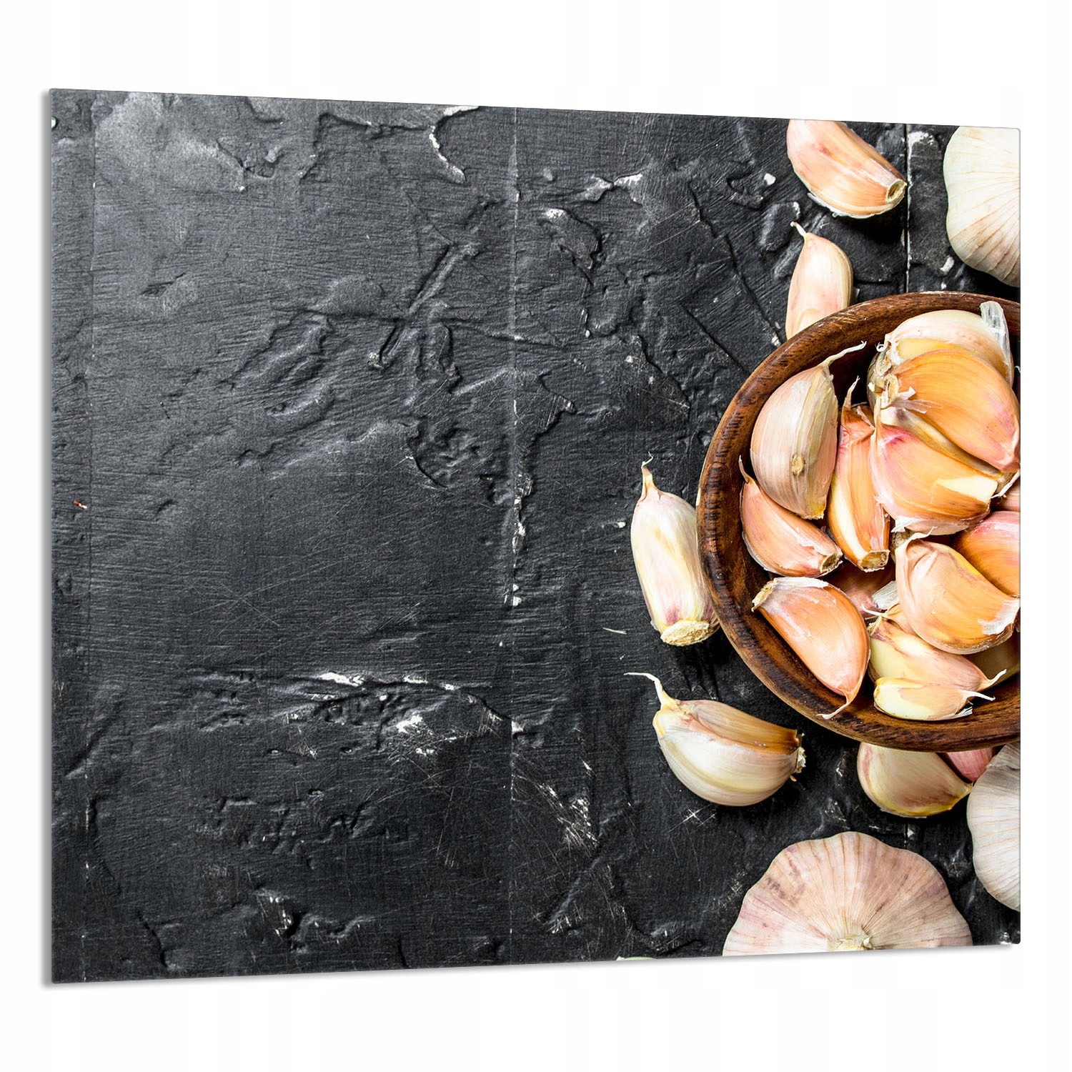 Skleněný Panel Do Kuchyně 65x60 Česnek Tvrzené Sklo