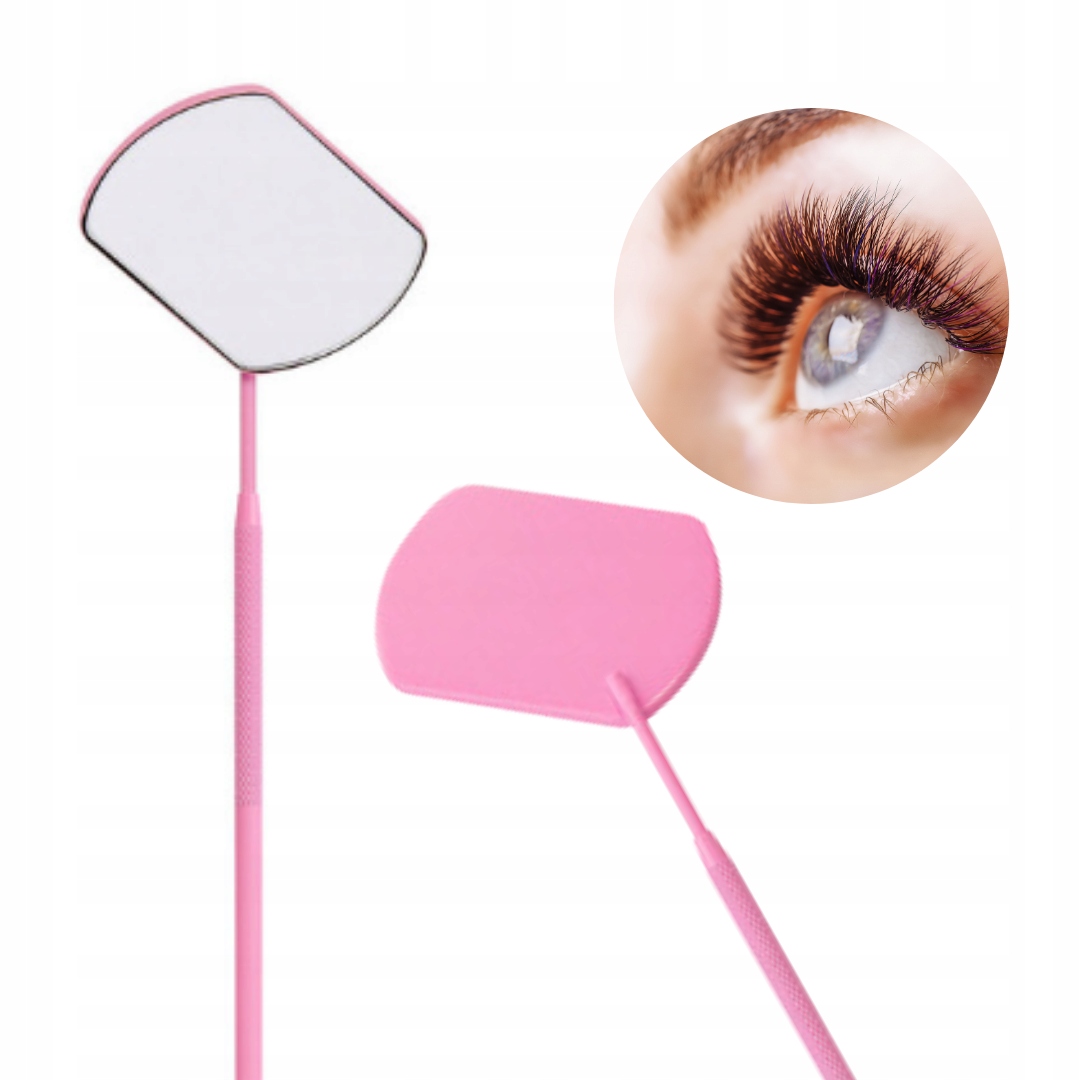 Lusterko kosmetyczne do przedłużania rzęs różowe Prima Derma