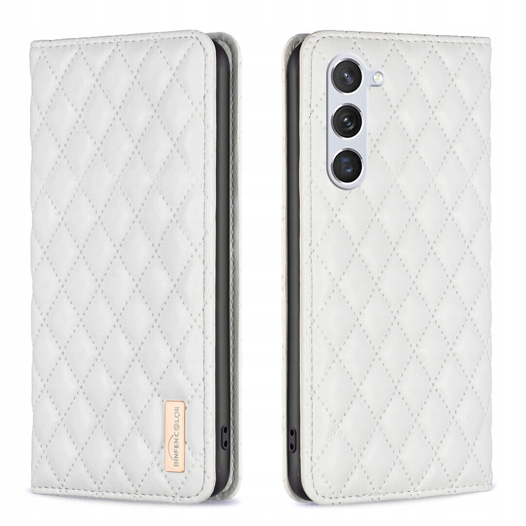 Etui z klapką Chic Woman do Samsung Galaxy S23 biały